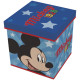 Pouf cube de rangement Mickey 1928