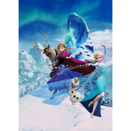 papier peint intissé la reine des neiges 2 disney la magie d'Elsa