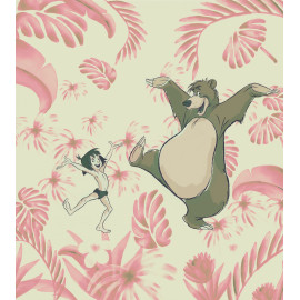 papier peint intissé Disney le livre de la jungle mowgli et baloo