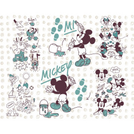 papier peint intissé Disney Mickey Mousse et ses amis