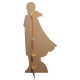 Figurine en carton Disney La Reine des Neiges 2 Anna manteau pourpre Hauteur 168 cm