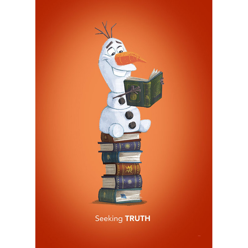 Poster Disney La Reine des Neiges 2 - Olaf cherche la vérité dans