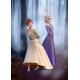 Poster Disney La Reine des Neiges 2 Anna et Elsa se promènent en forêt