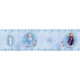 frise auto-adhésive Disney La Reine des Neiges 2 fond bleu motif complet