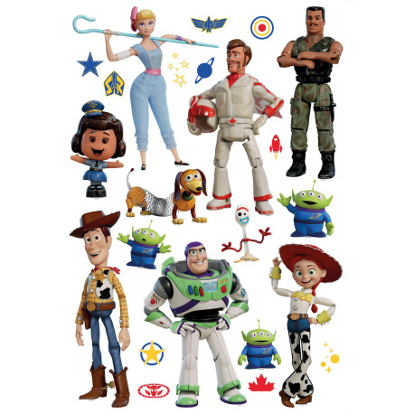 Stickers repositionnables Disney Toy story 4
