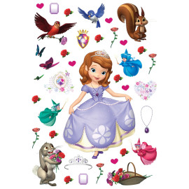 Stickers repositionnables Princesse Sofia