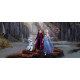 Poster intissé Disney La Reine des Neiges 2 modèle Anna et Elsa dans la vallée