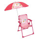 Chaise pliante enfant avec parasol modèle Lama