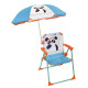 Chaise pliante enfant avec parasol modèle Panda