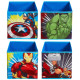 Lot 4 cubes pliables Avengers en tissu