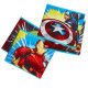 Lot 4 cubes pliables Avengers en tissu plié