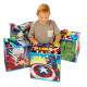 Lot 4 cubes pliables Avengers en tissu enfant