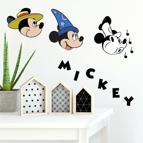 Stickes Disney Mickey Mouse modèle anniversaire 90 ans de Mickey