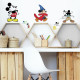 Stickers Disney Mickey Mouse modèle 90 ans de magie exemple deco