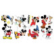 Stickers Disney Mickey Mouse modèle 90 ans de magie planche de stickers
