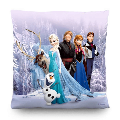 Coussin Disney La Reine des Neiges 2 40x40 - modèle : Dans la forêt   Coussin sur drap housse, plaid, housse de couette sur Déco de Héros