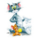 Figurine en carton Tom et Jerry et du fromage ! 98 cm