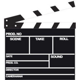 Figurine en carton Clap de Cinéma - Film Clapper 84 cm