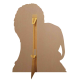 Figurine en carton mandala à colorier motif Lion 94 cm