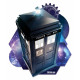 Blason mural en carton Tardis Doctor Who Hauteur 72 cm