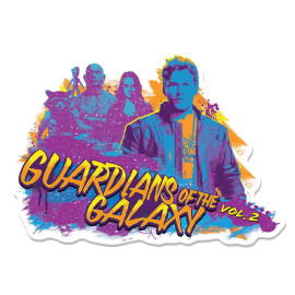 Blason mural en carton Marvel Guardiens de la Galaxie Guitare 65 cm