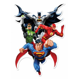 Blason mural en carton Justice League 81 cm