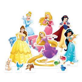 Figurines en carton de table Disney Princess 24 cm