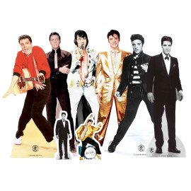 Figurines en carton de table Elvis Presley pour anniversaire 29 cm