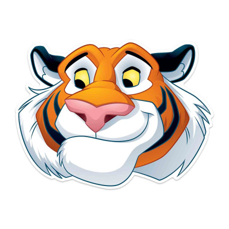Masque en carton Disney Rajah Le Tigre - Disney Aladdin 27 cm