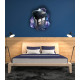 Blason mural en carton Tardis Doctor Who Hauteur 72 cm