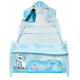 Lit enfant en forme de traîneau Disney La Reine des Neiges avec rangement enpied du lit
