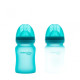 Biberon thermosensible silicone Milk Hero turquoise-150ml