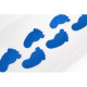 Tapis de bain antidérapant Water Hero-Bleu-4-pack