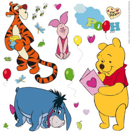 Minis Stickers Winnie et ses amis Disney - 30 CM x 30 CM