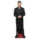 Figurine en carton Chris Hemsworth en costume noir 189 cm