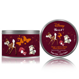 Bougie végétale parfumée Disney Bambi "this is it", série limitée numérotée 150 g