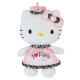 Hello Kitty Peluche avec béret rose modèle Bean Bag Paris H17 cm