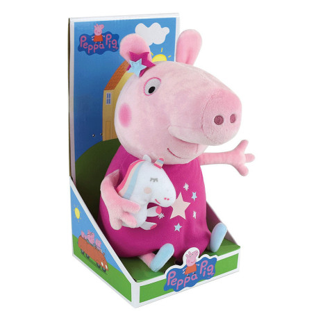Peppa Pig PELUCHE PEPPA LICORNE H30 cm  Jeux en bois, peluches et poupées  sur Déco de Héros