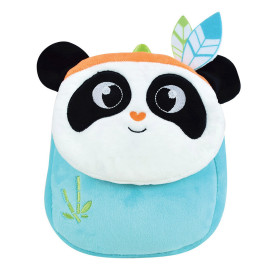Indian Panda sac à dos en Peluche 3D -Hauteur 23 cm