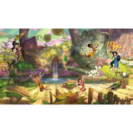 Fresque murale adhésive géante Disney Fairies Clochette et ses amis - 320 cm, 182,88 cm