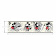 Frise adhésive Disney Mickey Mouse vintage - 12,7 cm x 4.57 m