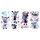 Stickers repositionnables Disney Vampirina Spooktacular DISNEY - 2,31 cm, 3,63 cm by 21,34 cm, 34,27 cm