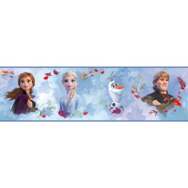 Frise adhésive Frozen 2 - La Reine des neiges II DISNEY - 15,24 cm x 4.57 m