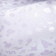 Papier Peint auto-adhésif - Disney Princesses avec icônes et paillettes - Violet - 52 x 1006 cm