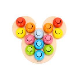 Disney Mickey Mouse Jeux de pièces en bois Multicolore - 24 x 21.3 x 2.2 cm