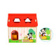Disney Mickey et ses amis Maison des formes en bois Multicolore - 16 x 13.4 x 14.5 cm
