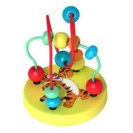 Disney Tigrou circuit avec billes en bois Multicolore - 9x9x12 cm