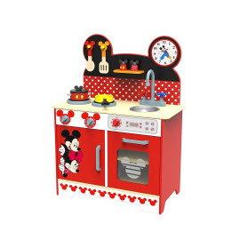 Disney Mickey Mouse Cuisine et accessoires en bois Multicolore - 60x30x83 cm