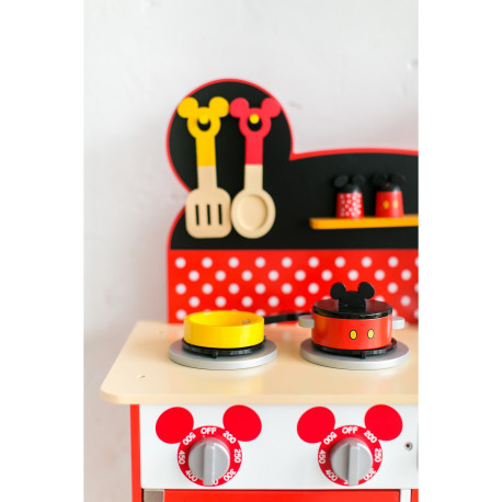 Boulier en bois rouge Mickey - jouet en bois Disney