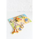 Disney Winnie L'Ourson Puzzle en bois Multicolore - 29.5x21x1.75 cm